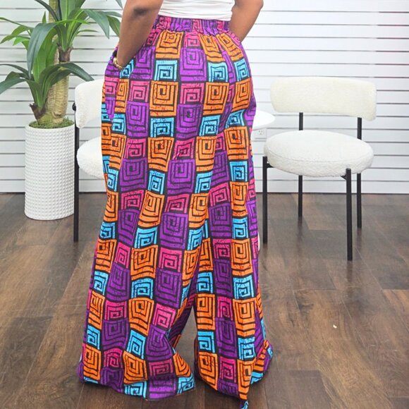 Karisma Ankara African Print Baggy Pants - Picture 2 of 3